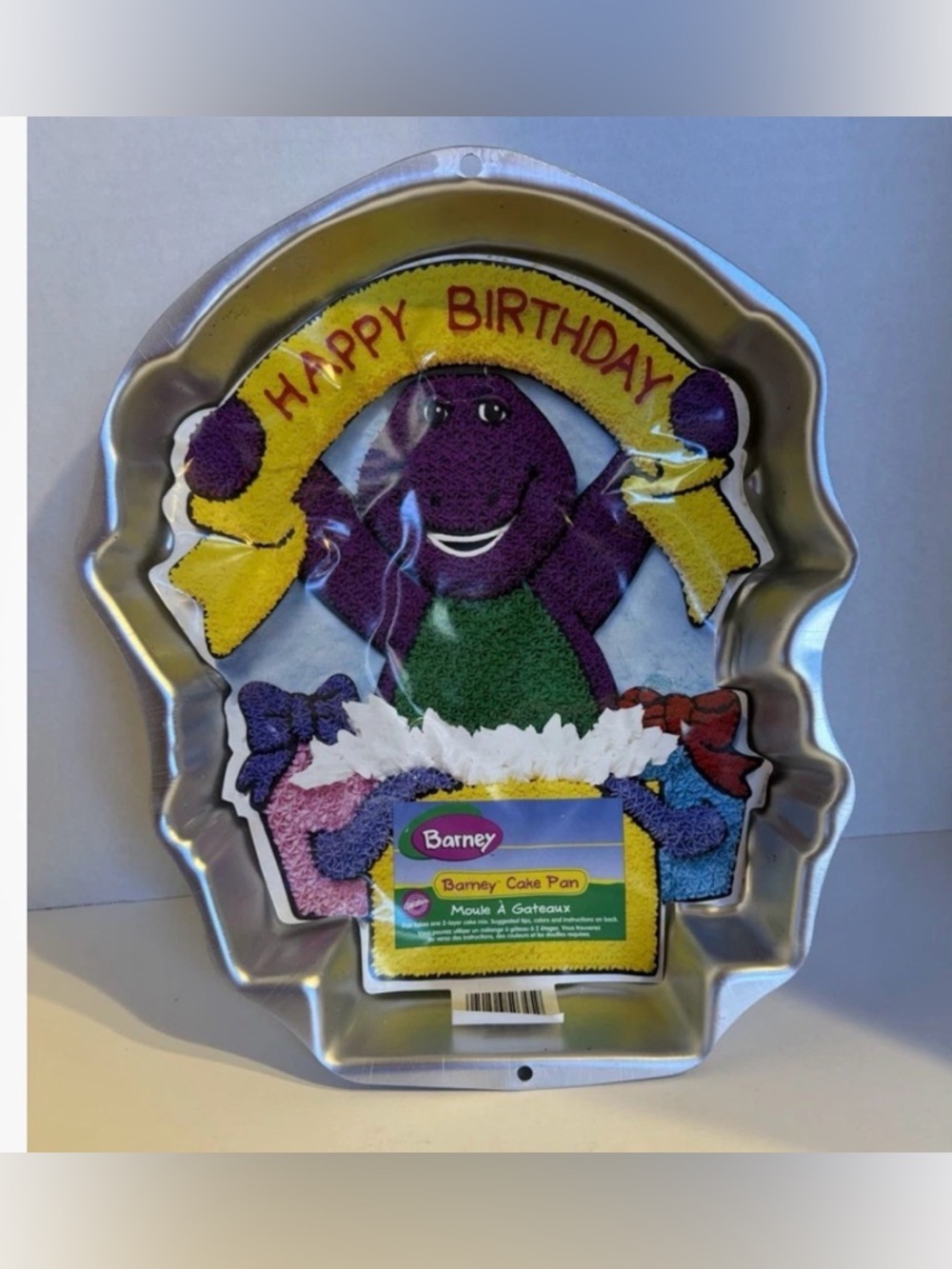 Vintage‎ 1998 Barney Happy Birthday Cake Pan